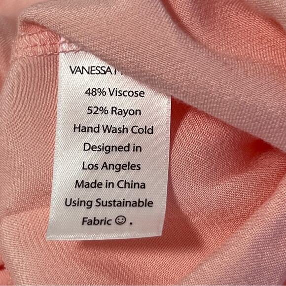 Vanessa Mooney Elizabeth Romper Dress Pink Satin Sz XS - Picture 8 of 8